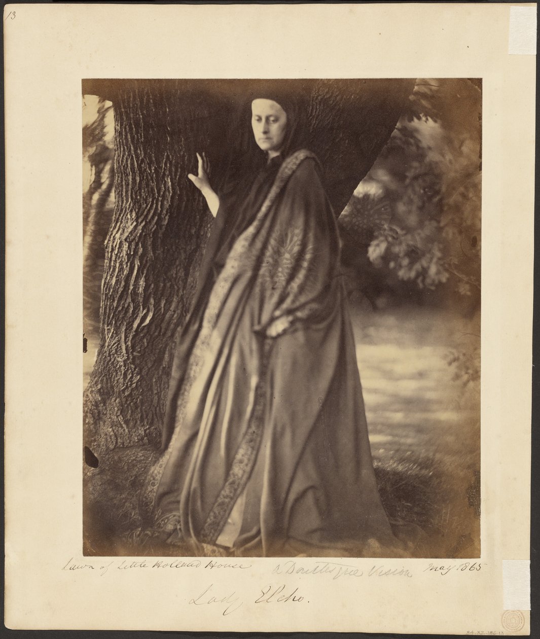 Lady Elcho / A Dantesque Vision de Julia Margaret Cameron
