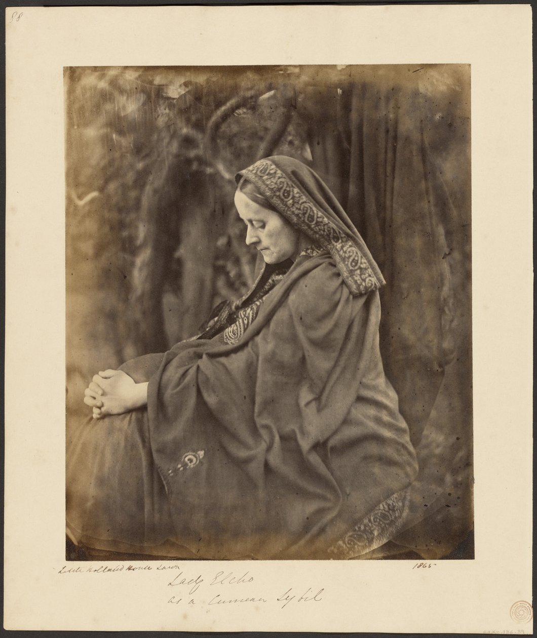 Lady Elcho como uma Sybil de Cumea de Julia Margaret Cameron