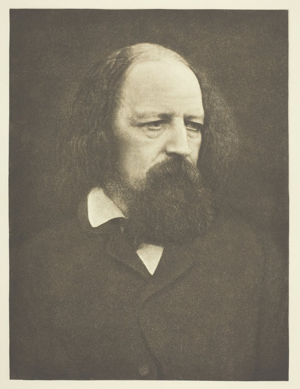 Lord Tennyson, 1867, impresso em outubro de 1890. de Julia Margaret Cameron