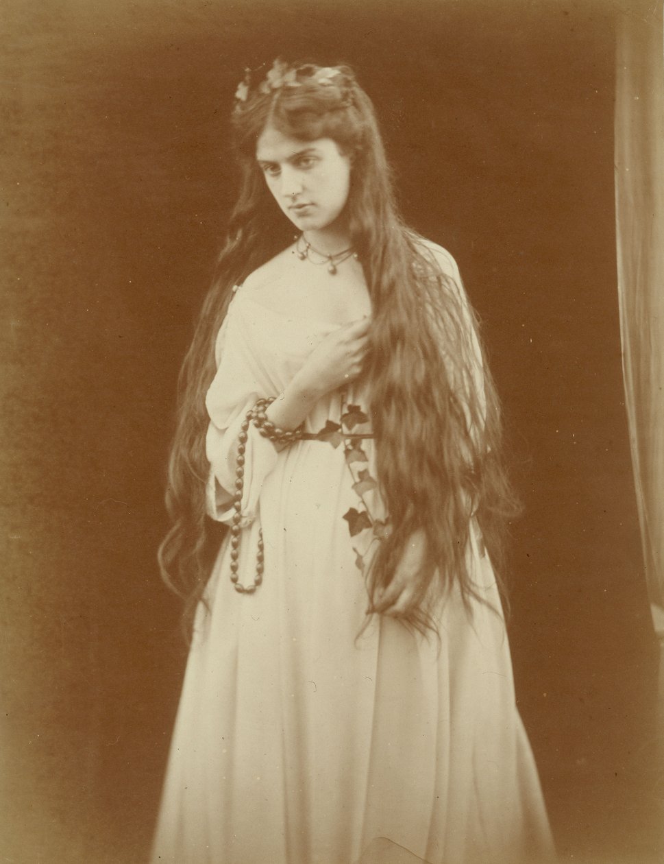 "Memória" ("Mnemosine"), Marie Spartali de Julia Margaret Cameron