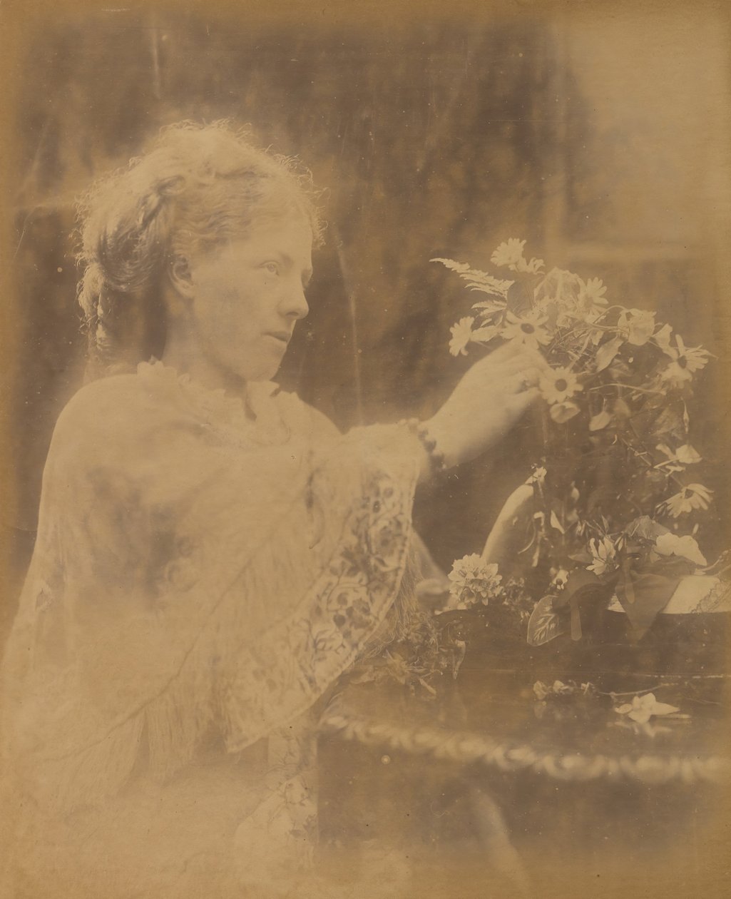 Sra. Halford Vaugham, Água Doce, 1873. de Julia Margaret Cameron