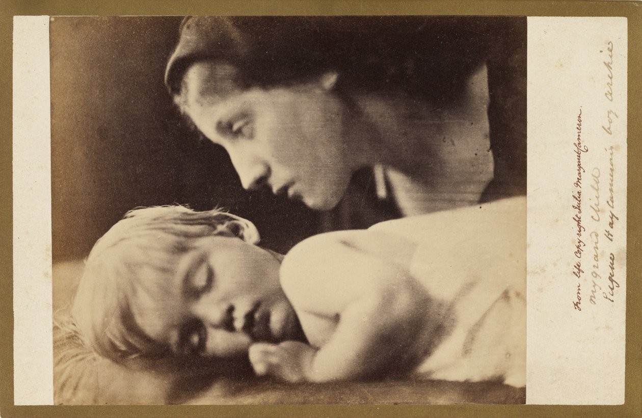 O meu neto, Archie, filho de Eugene Hay Cameron de Julia Margaret Cameron