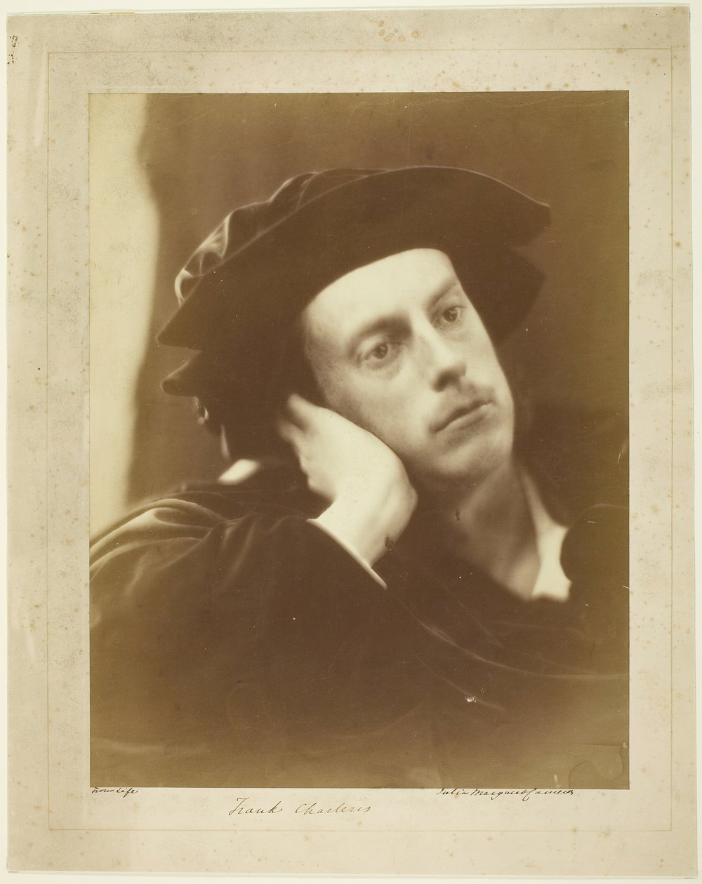 Retrato de The Hon. Frank Charteris, 1867. de Julia Margaret Cameron