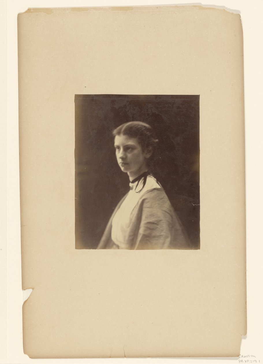 [Retrato de uma jovem mulher] de Julia Margaret Cameron