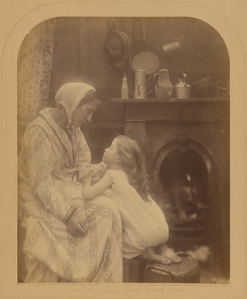 Reza para que Deus traga o pai são e salvo para casa de Julia Margaret Cameron