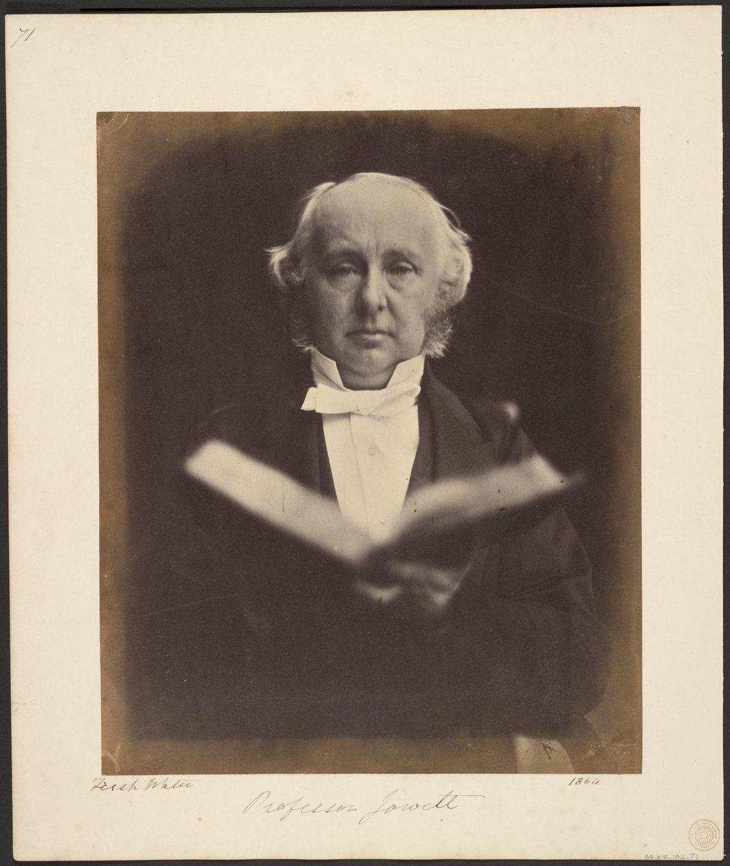 Professor [Benjamin] Jowett de Julia Margaret Cameron