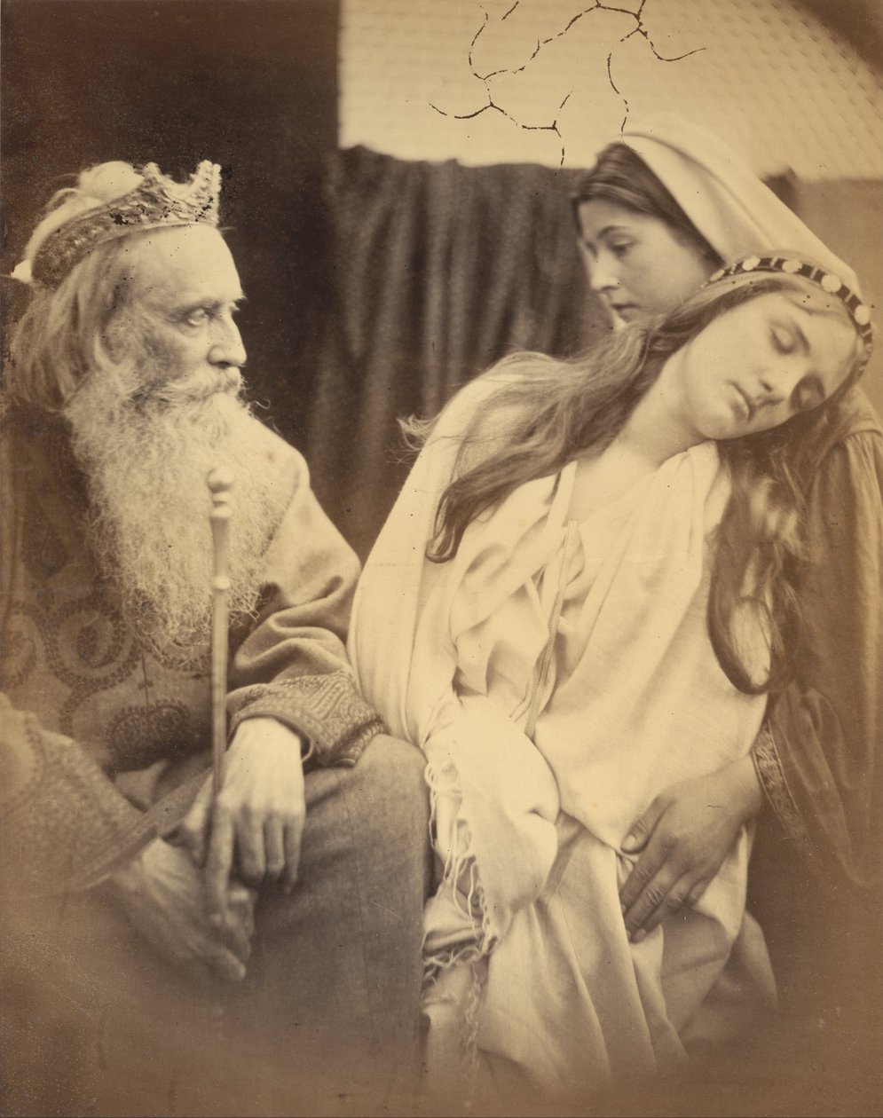 A rainha Ester perante o rei Assuero de Julia Margaret Cameron