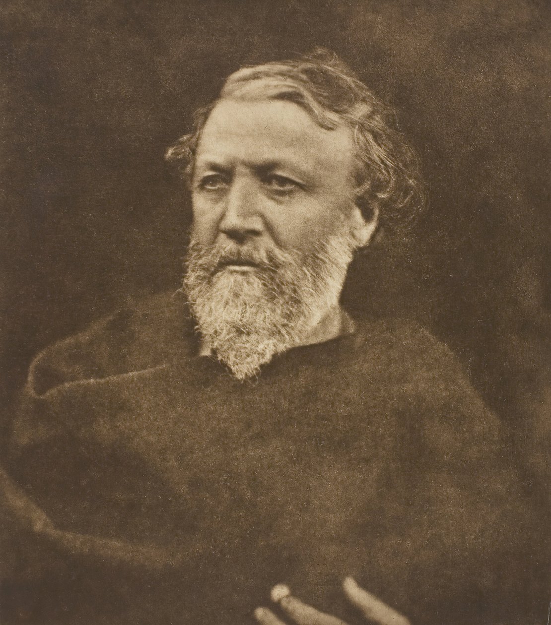 Robert Browning, 1865, impresso em 1875. de Julia Margaret Cameron
