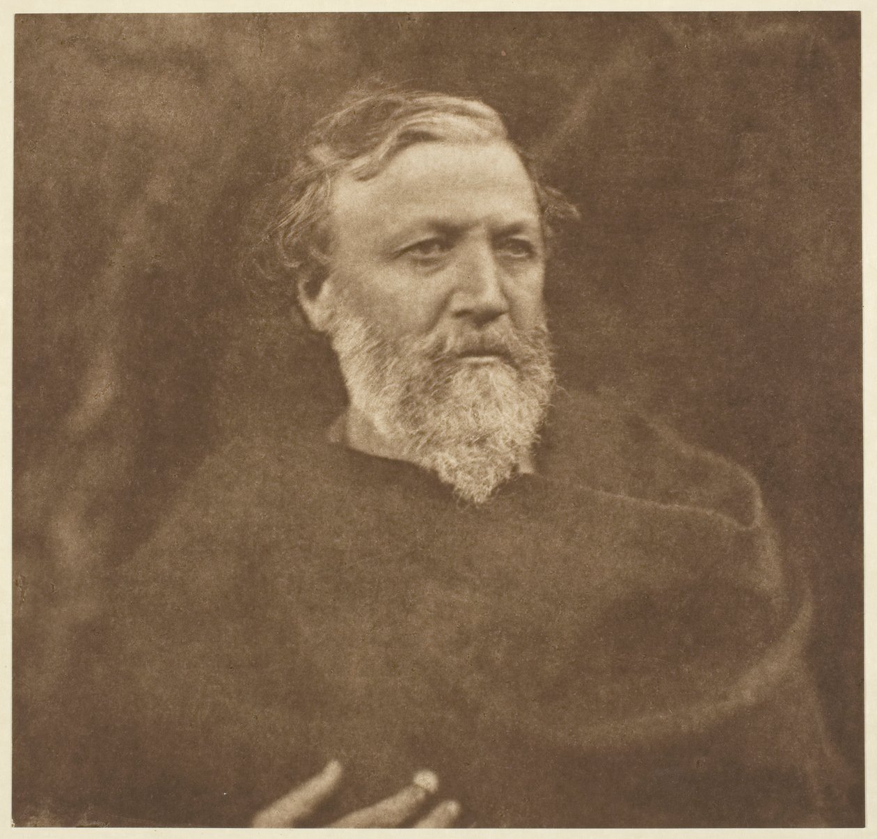 Robert Browning, 1865, impresso em 1875. de Julia Margaret Cameron