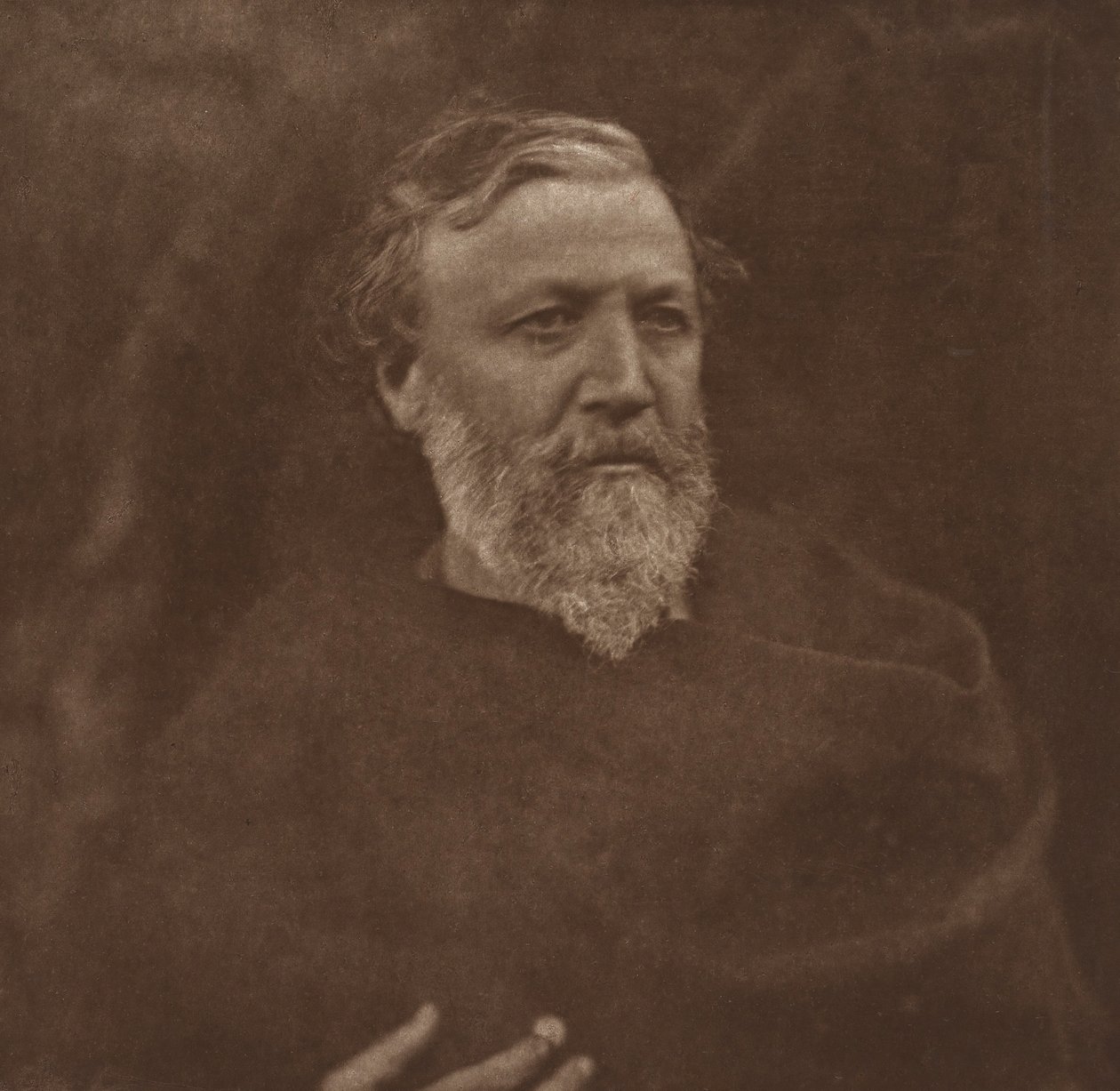 Robert Browning, maio de 1865, impresso ca. 1902. de Julia Margaret Cameron