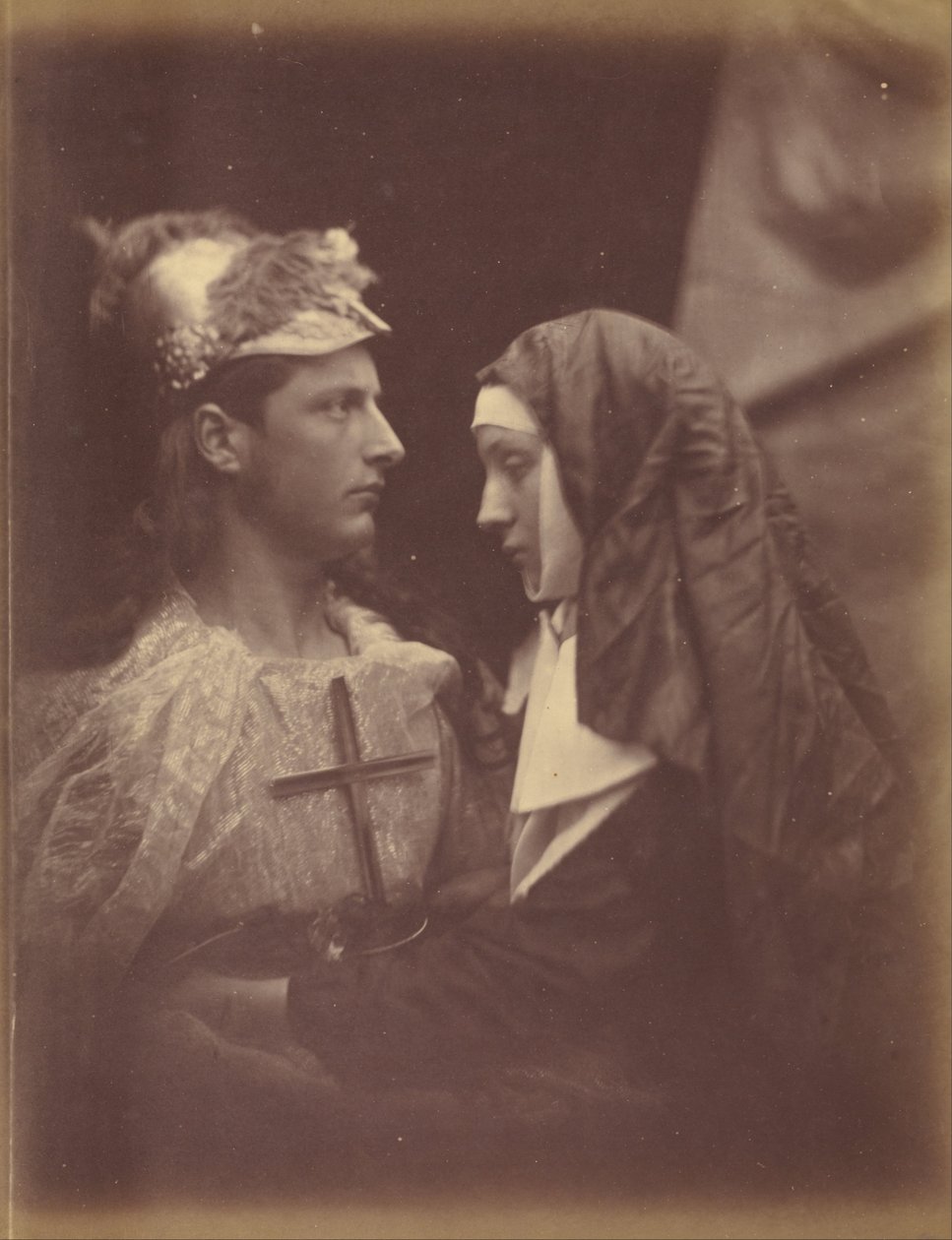 Sir Galahad e The Pale Nun de Julia Margaret Cameron