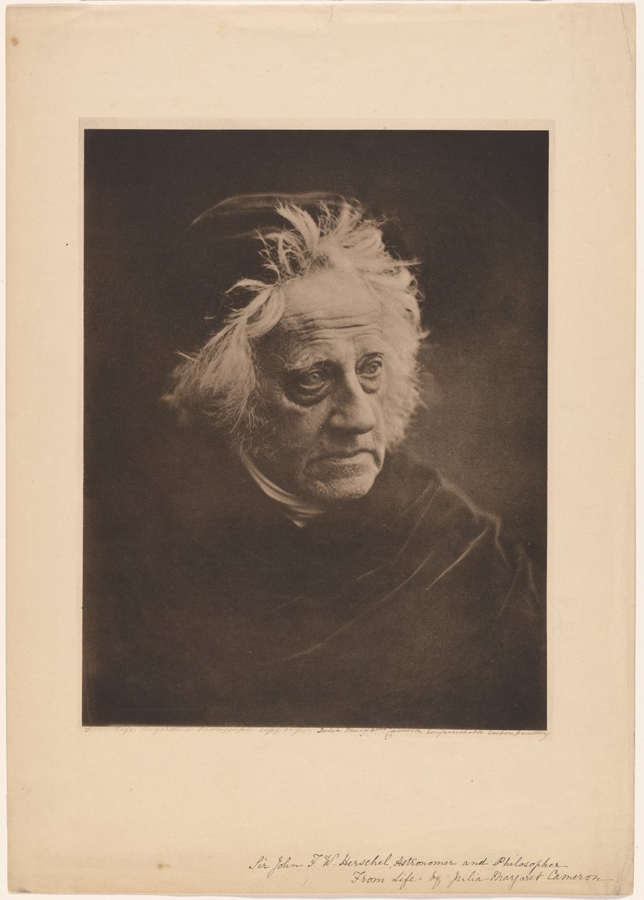 Sir John F.W. Herschel de Julia Margaret Cameron