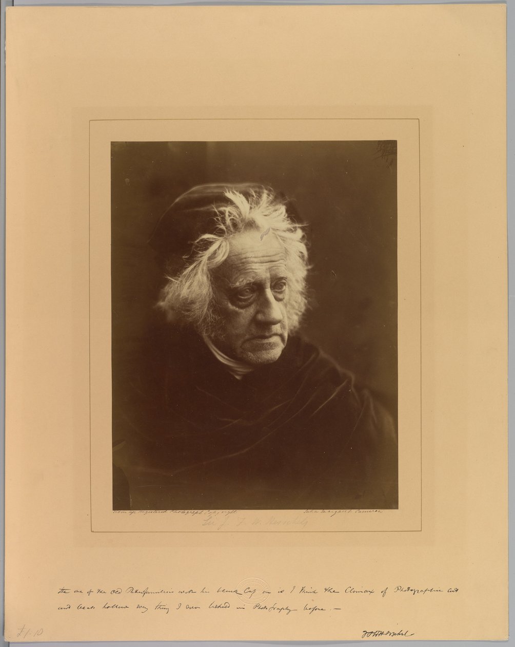 Sir John Herschel de Julia Margaret Cameron