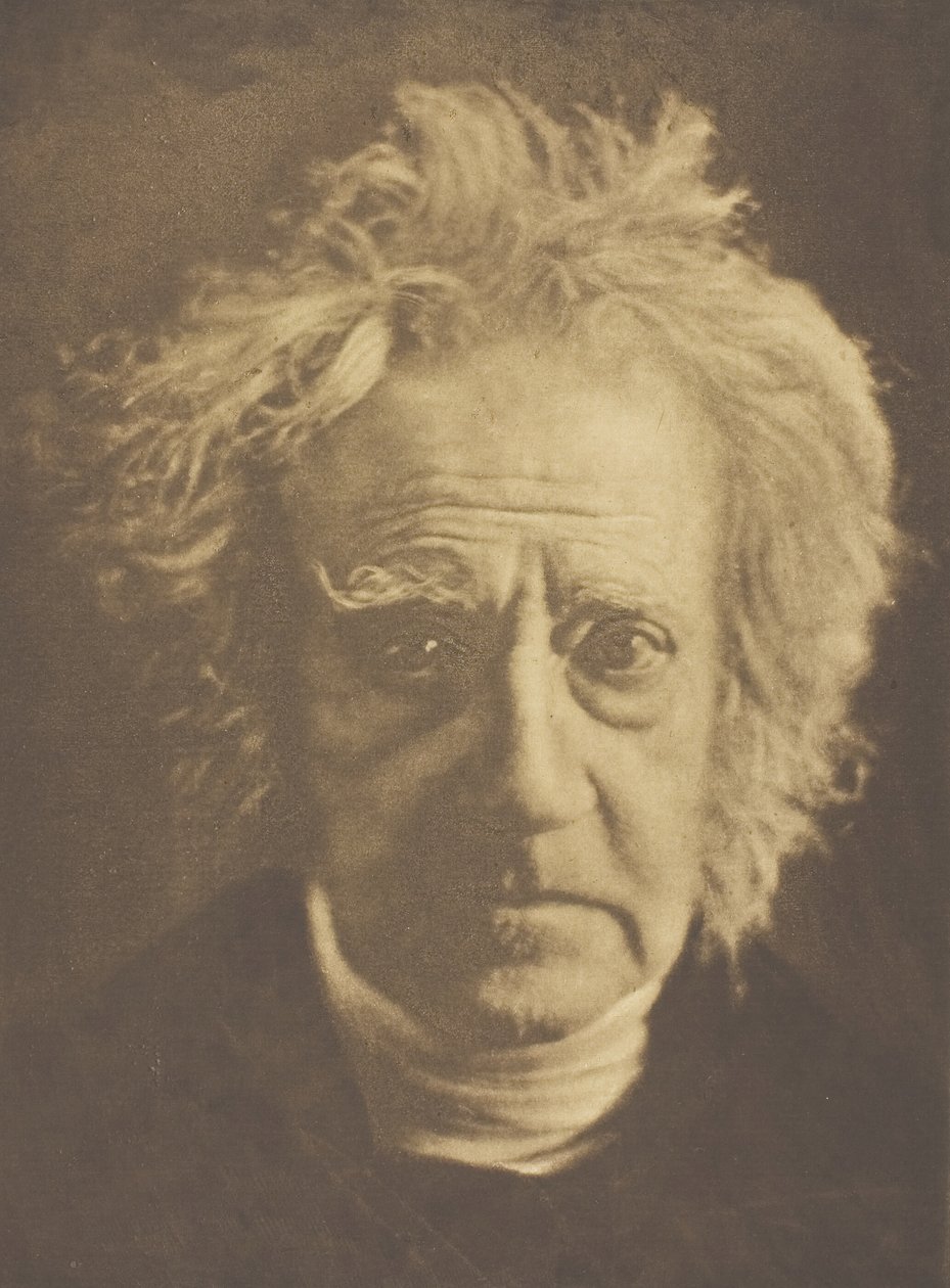 Sir John Herschel, 1867, impresso c. 1893. de Julia Margaret Cameron