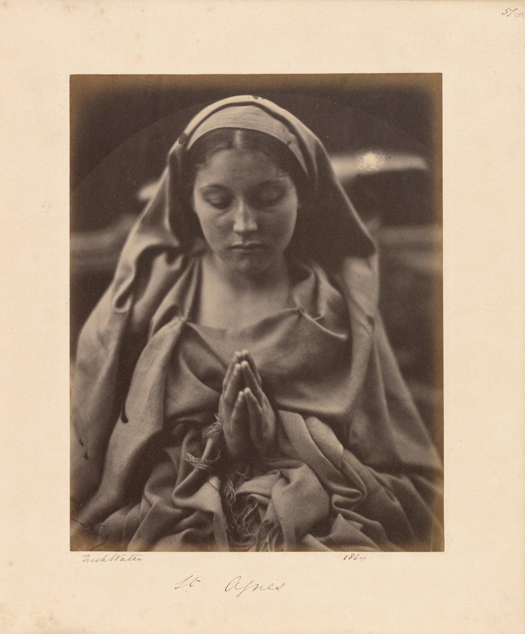 Santa Inês de Julia Margaret Cameron