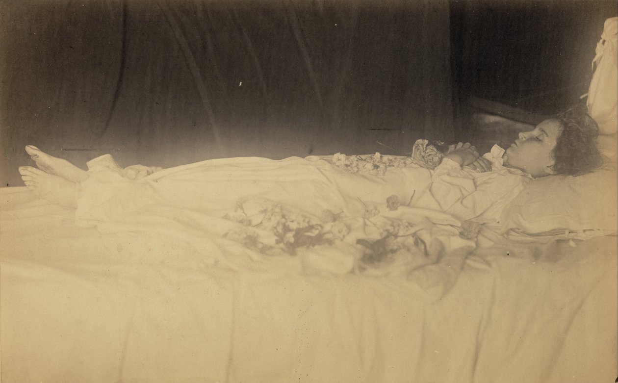 [Estudo de uma criança morta]. de Julia Margaret Cameron