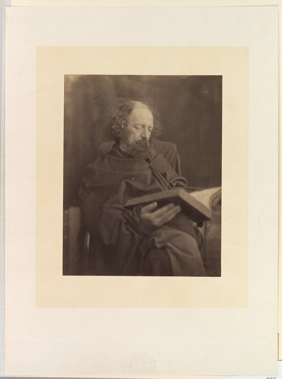 Tennyson a ler de Julia Margaret Cameron