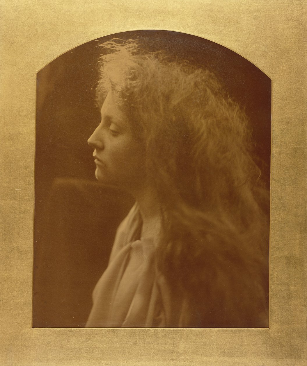 [O Anjo junto ao Túmulo] de Julia Margaret Cameron
