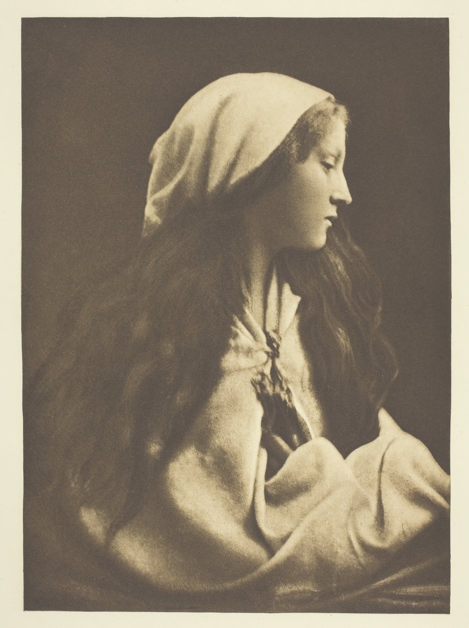 The Day Dream, 1869, impresso em outubro de 1890. de Julia Margaret Cameron