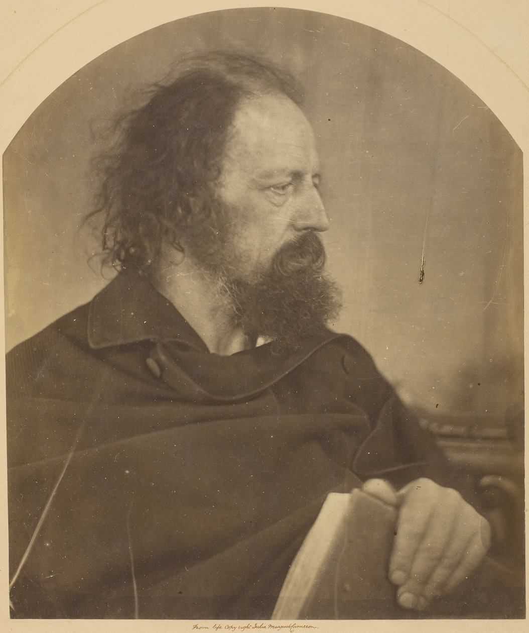 O Monge Sujo, Alfred Tennyson de Julia Margaret Cameron