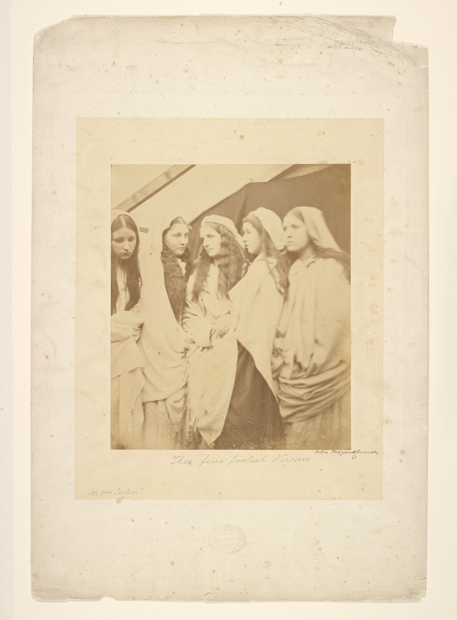 As cinco virgens loucas de Julia Margaret Cameron
