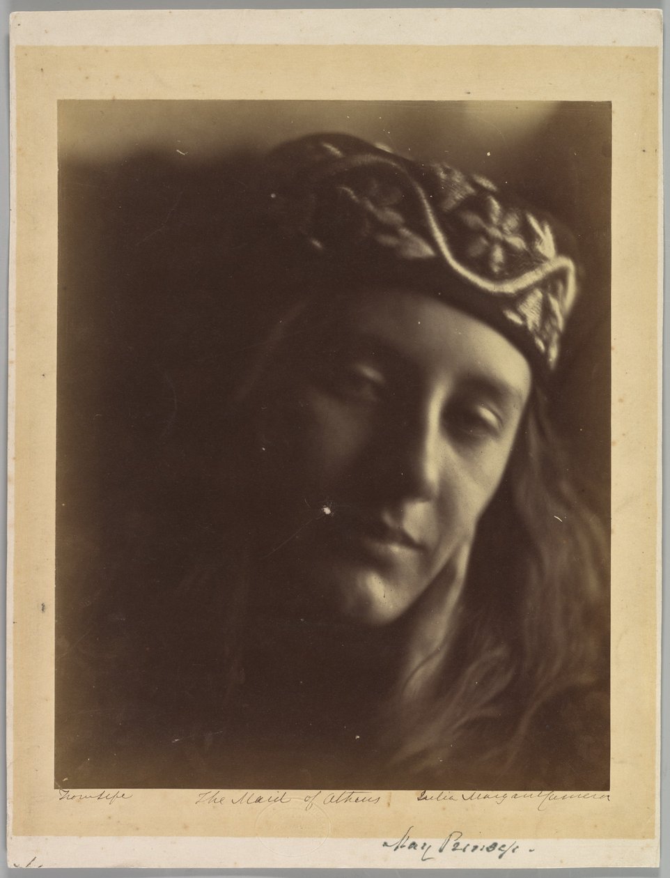 A donzela de Atenas (May Prinsep) de Julia Margaret Cameron