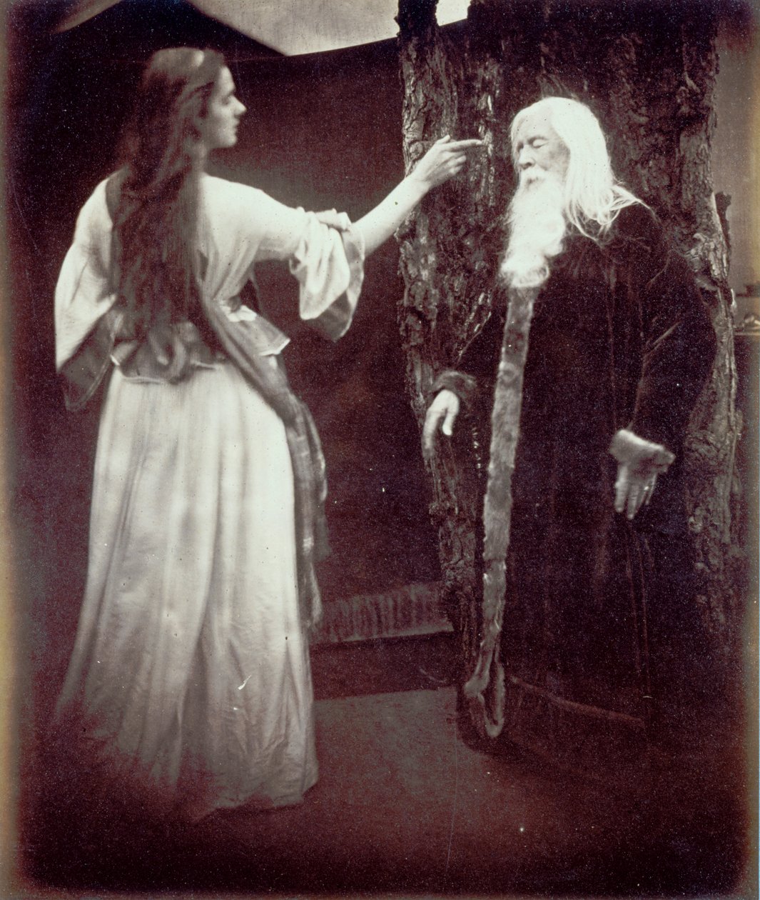 Vivien e Merlin de Julia Margaret Cameron