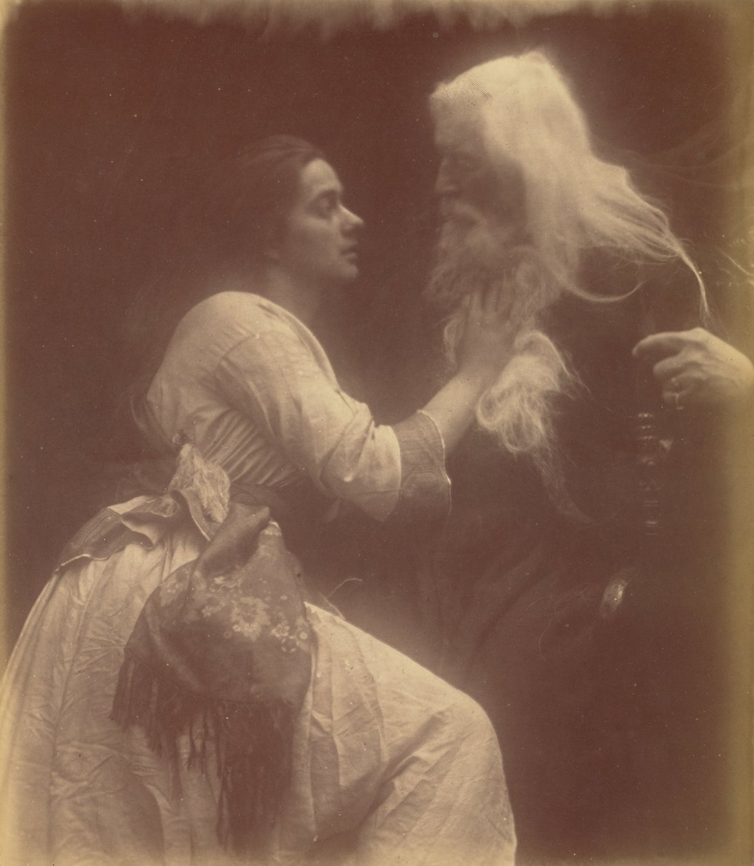 Vivien e Merlin de Julia Margaret Cameron