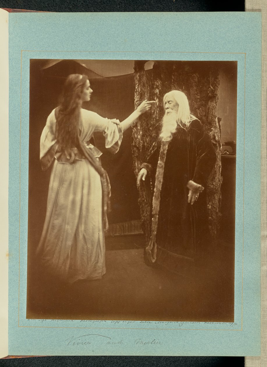 Vivien e Merlin de Julia Margaret Cameron