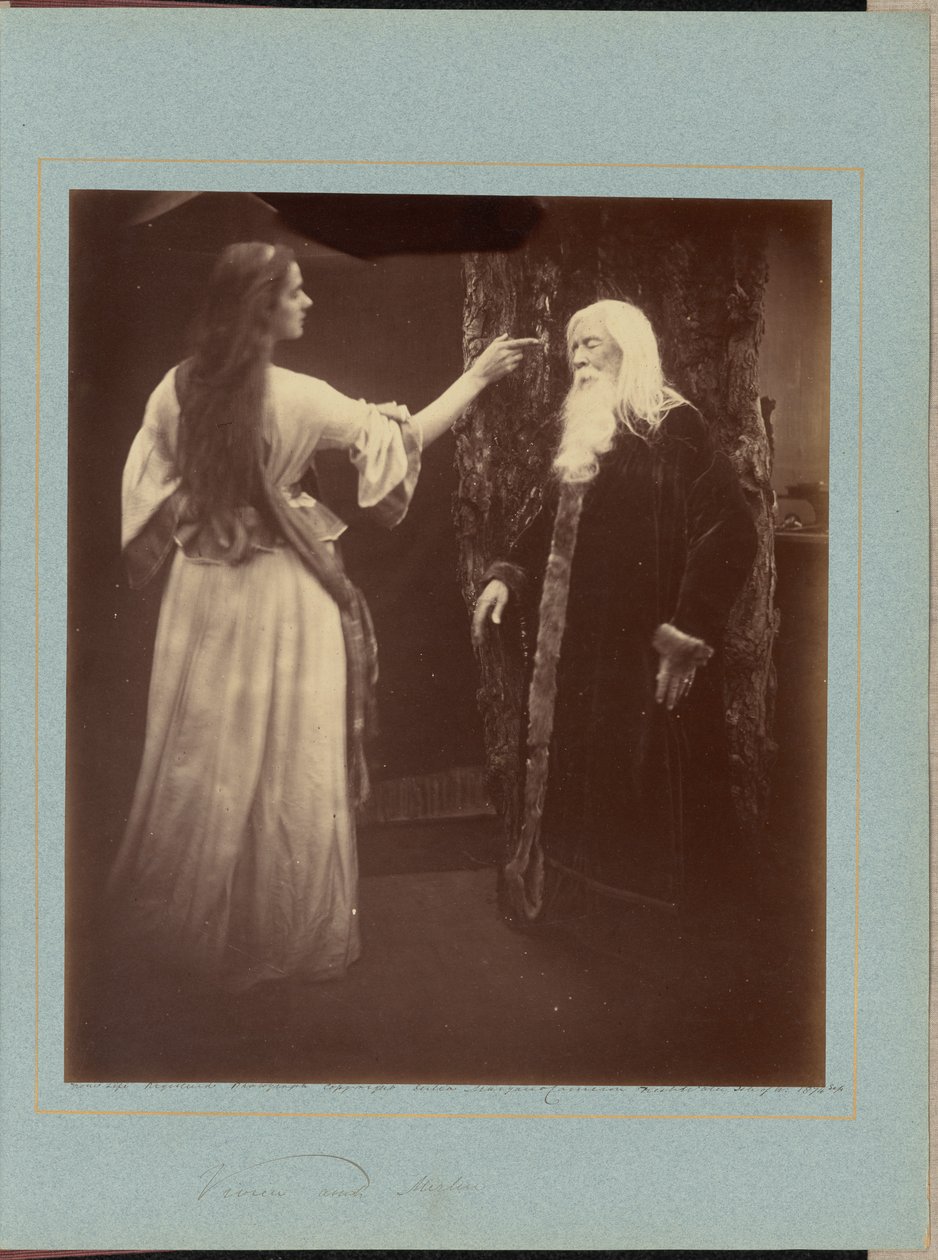 Vivien e Merlin de Julia Margaret Cameron
