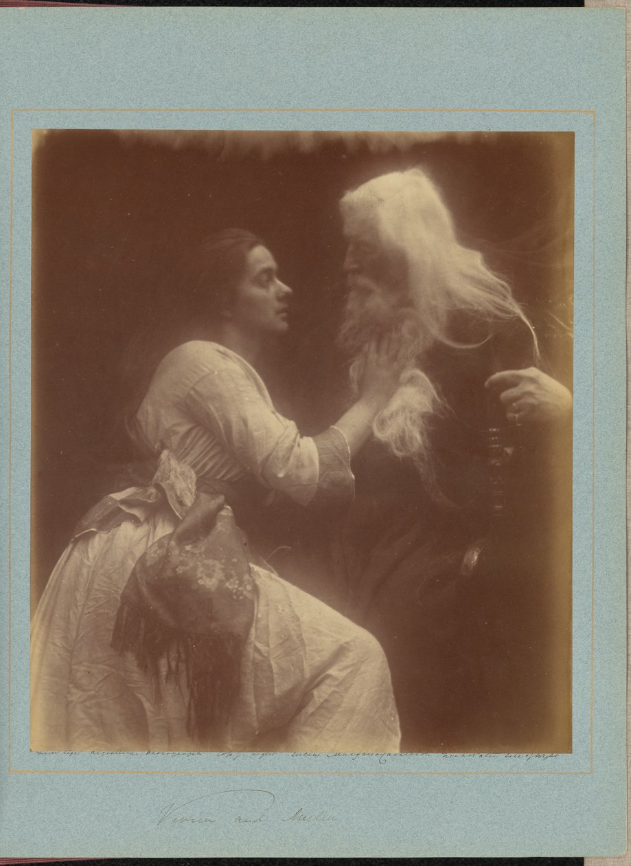 Vivien e Merlin de Julia Margaret Cameron