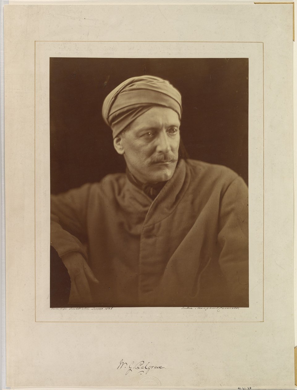 William Gifford Palgrave de Julia Margaret Cameron