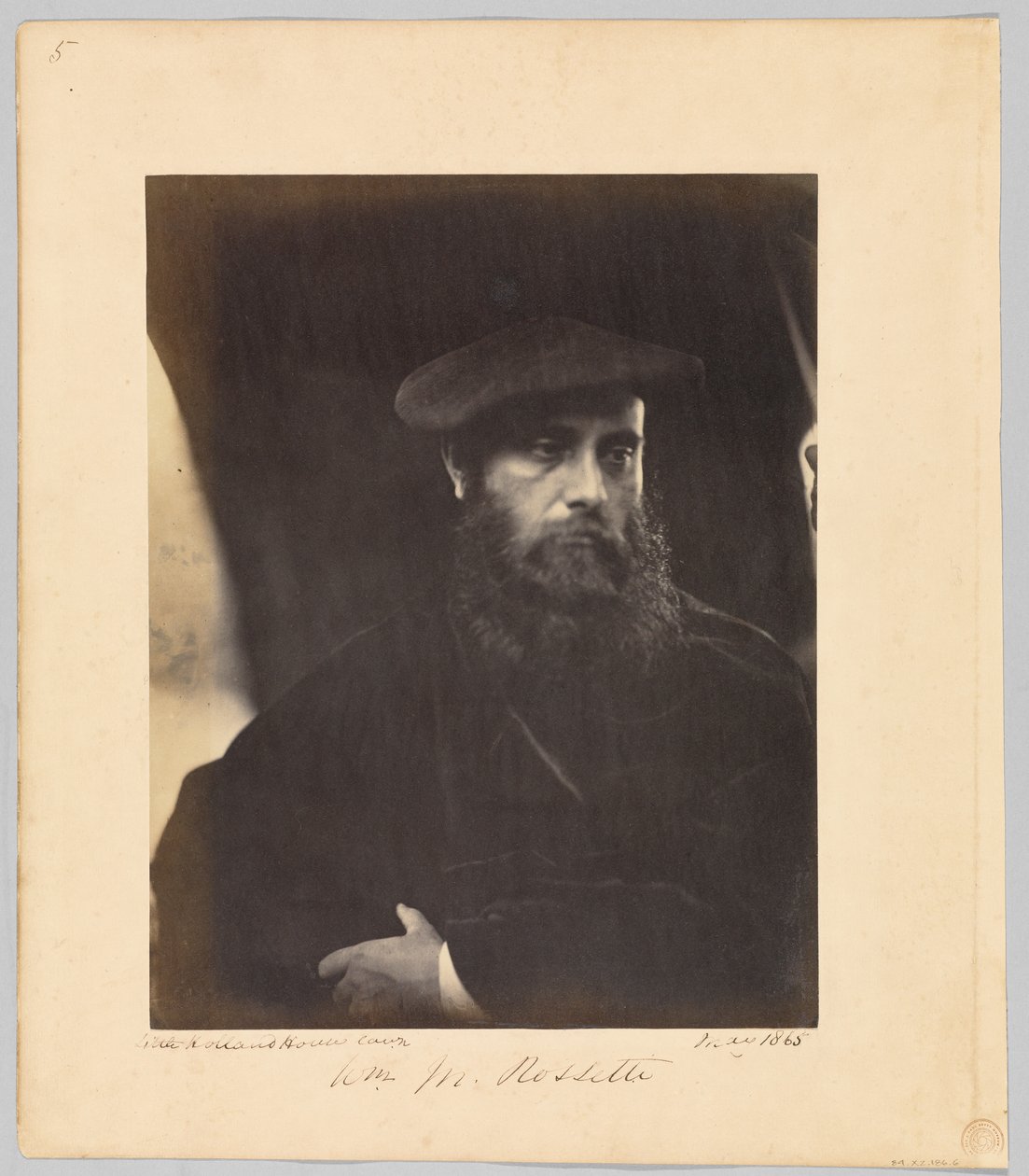 William M. Rossetti de Julia Margaret Cameron