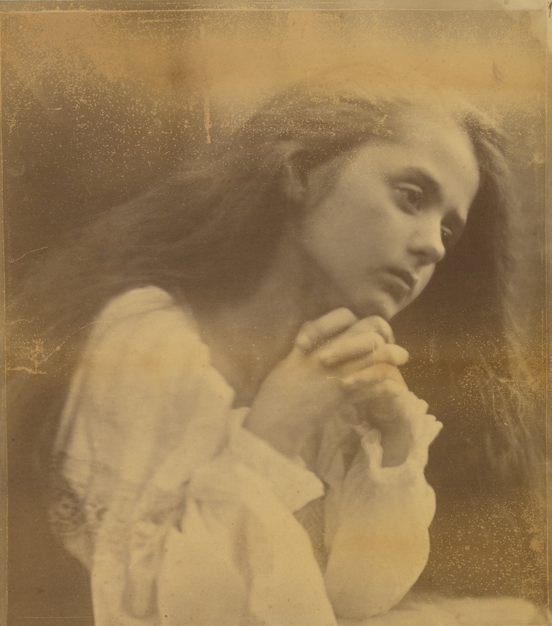 Jovem rapariga a rezar de Julia Margaret Cameron
