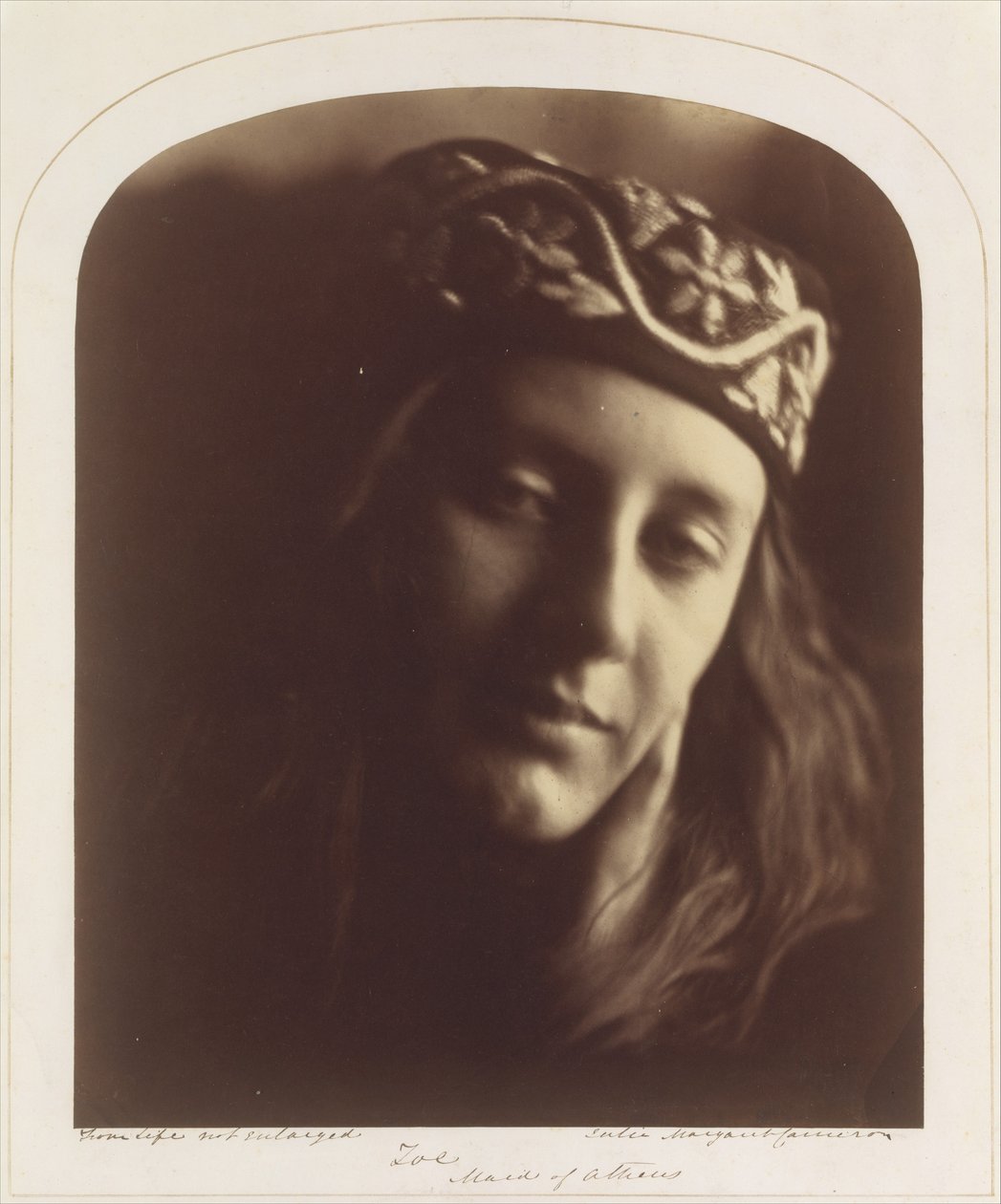 Zoe, criada de Atenas de Julia Margaret Cameron