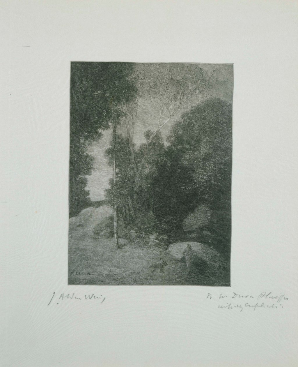 Pan e o lobo de Julian Alden Weir