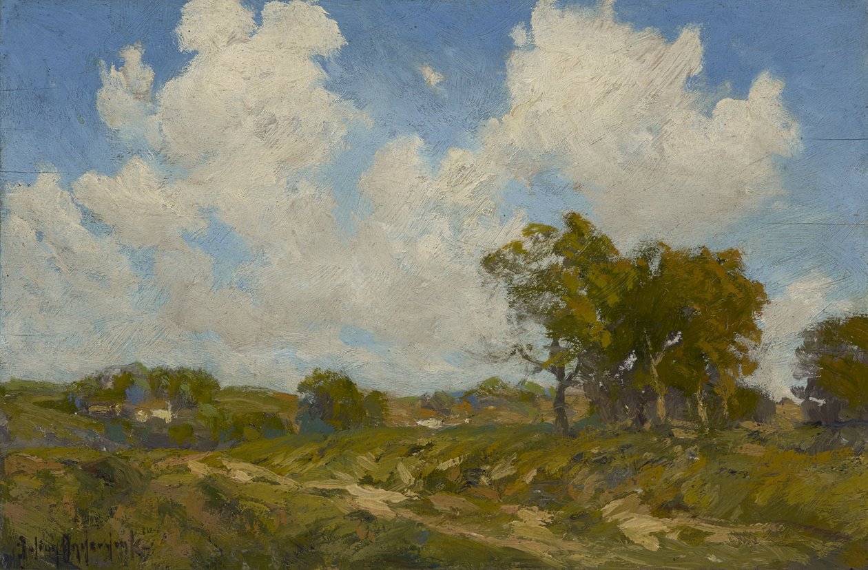 Um dia ensolarado, 1909 de Julian Onderdonk