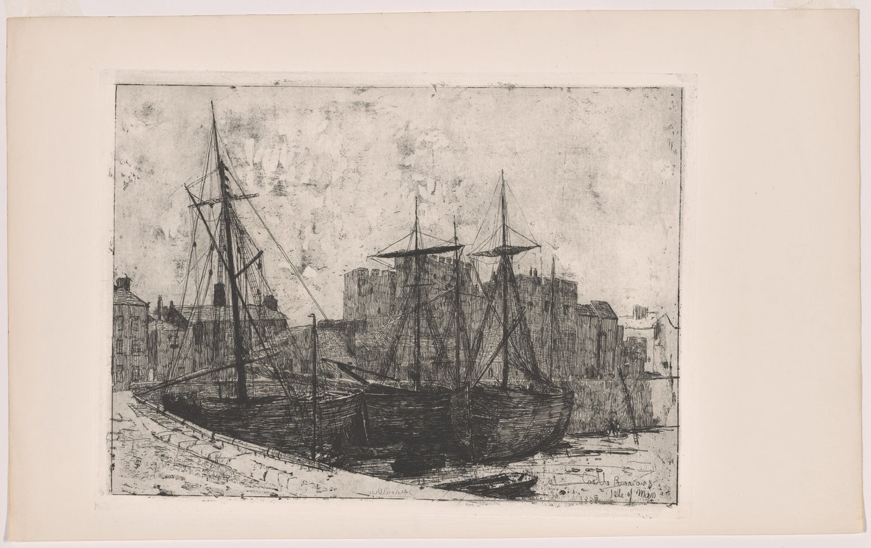 Castelo Rushen--Isle of Man de Julian Alden Weir