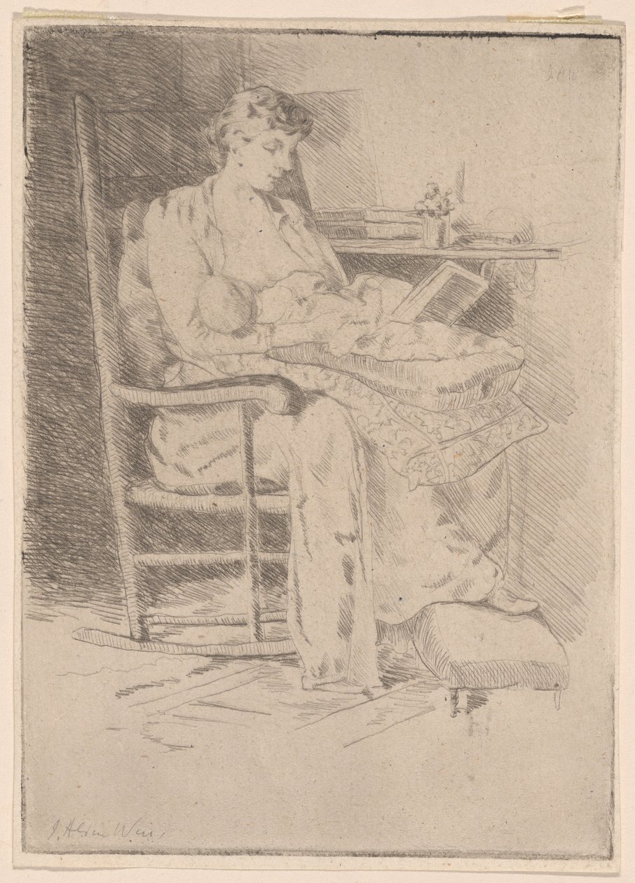 Mãe e filho, n.º 2 de Julian Alden Weir