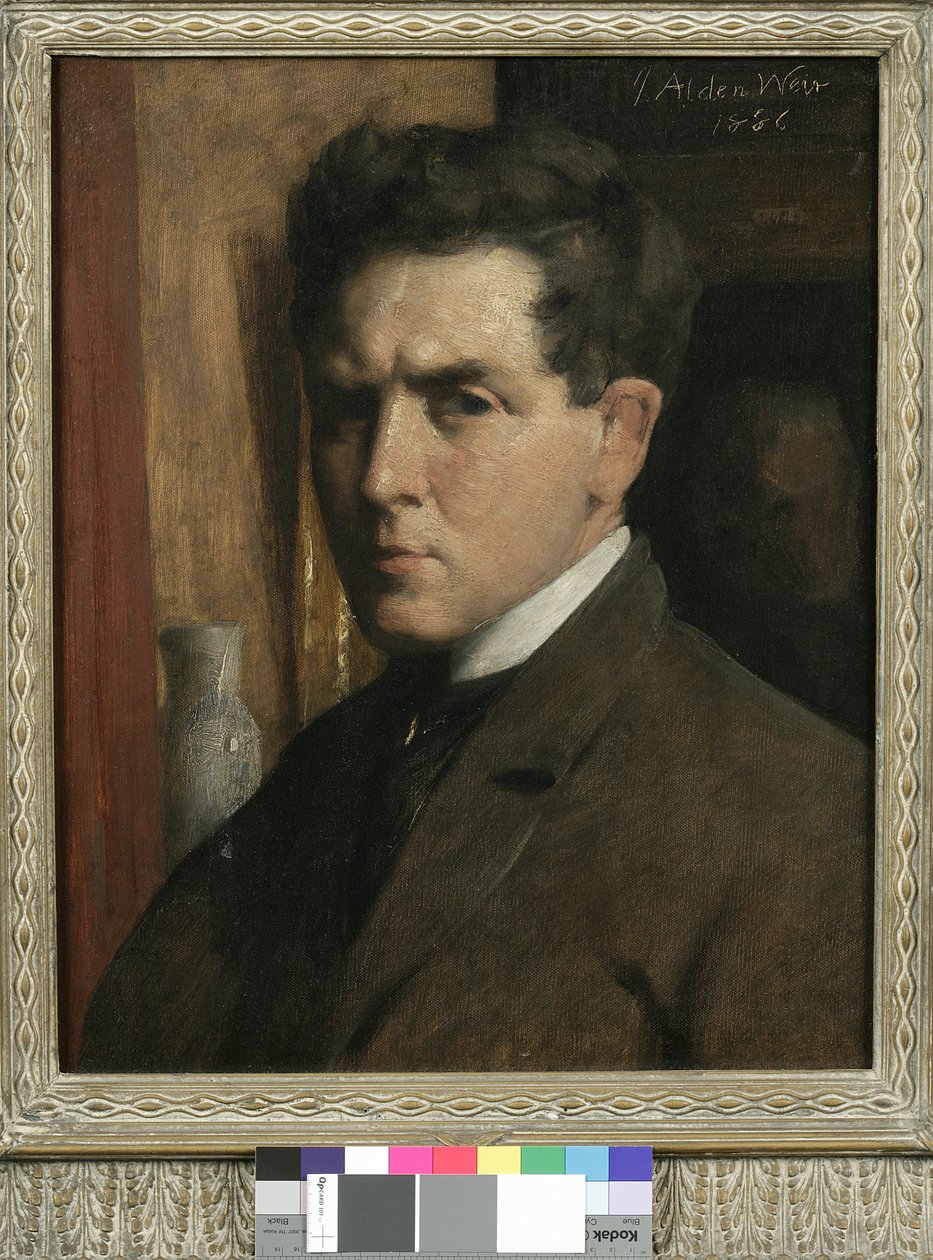 Auto-retrato, 1886 de Julian Alden Weir