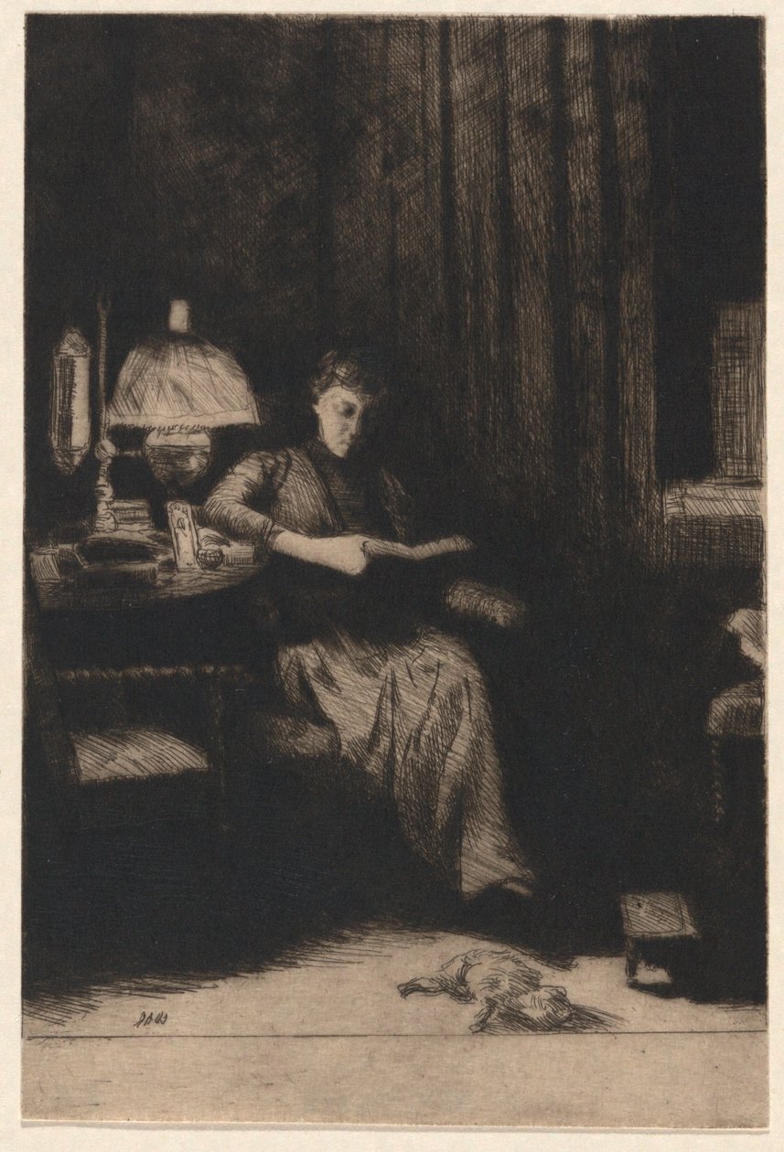 A Lâmpada da Noite de Julian Alden Weir
