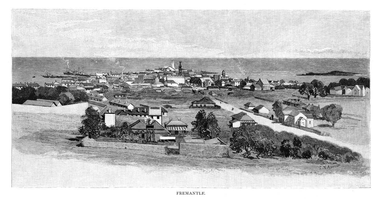 Fremantle, 1886. de Julian Ashton