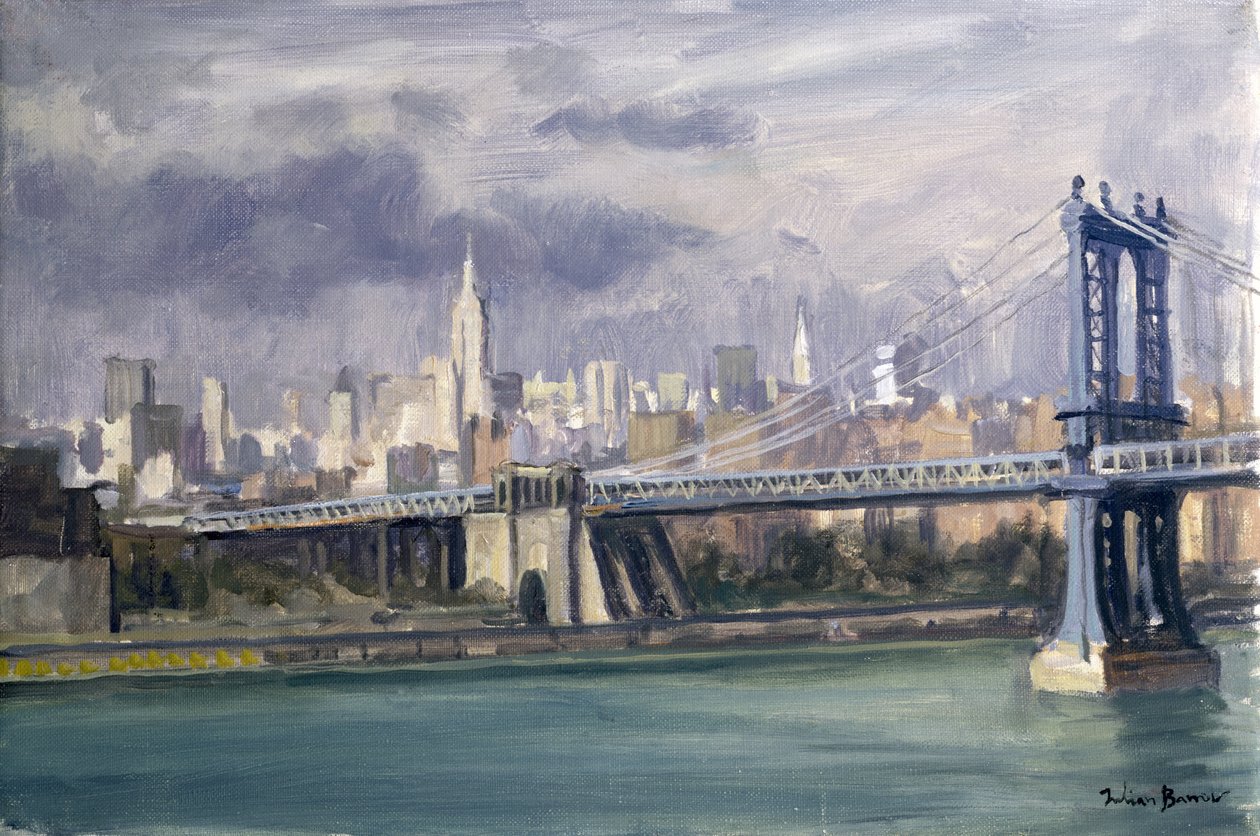 Ponte de Manhattan, Nova Iorque, 1996 de Julian Barrow