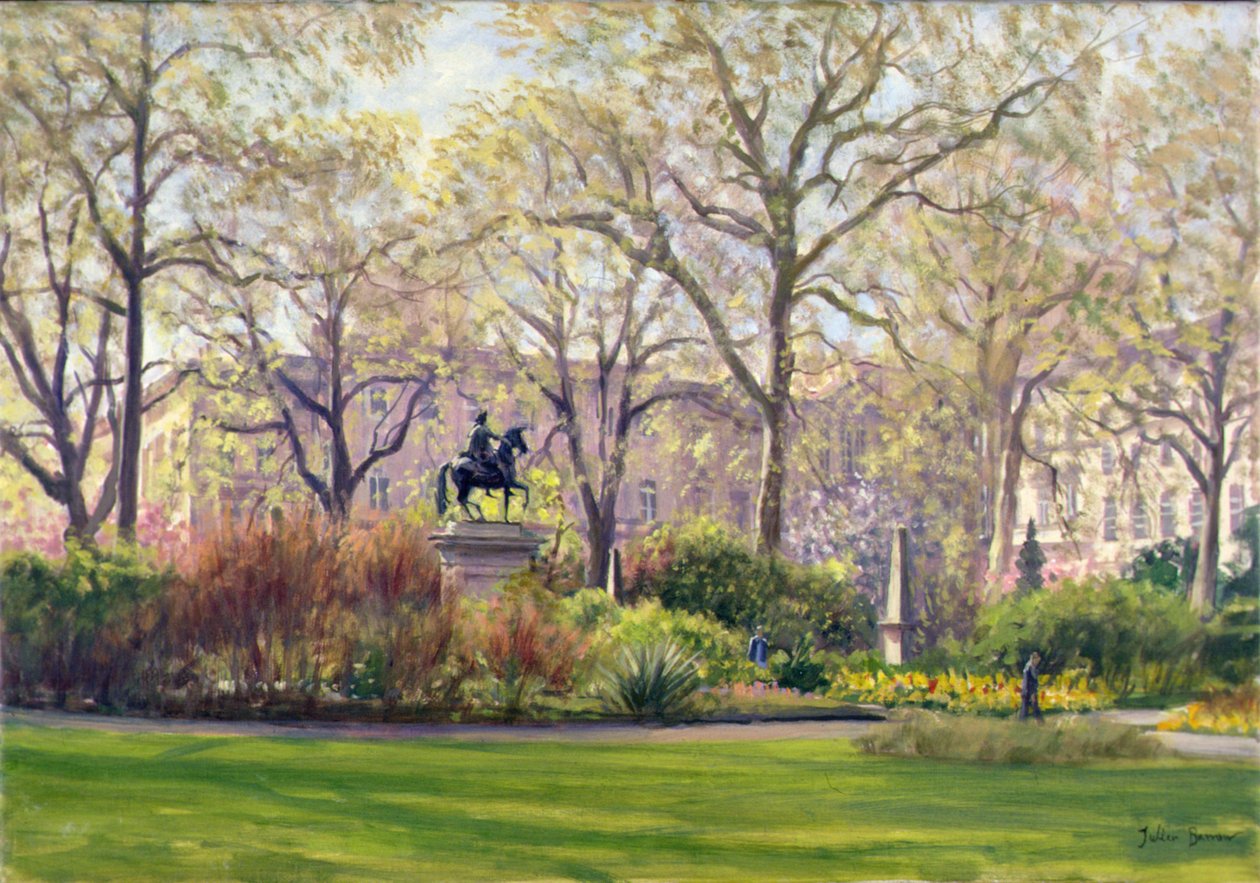 Praça de St. James (óleo sobre tela) de Julian Barrow