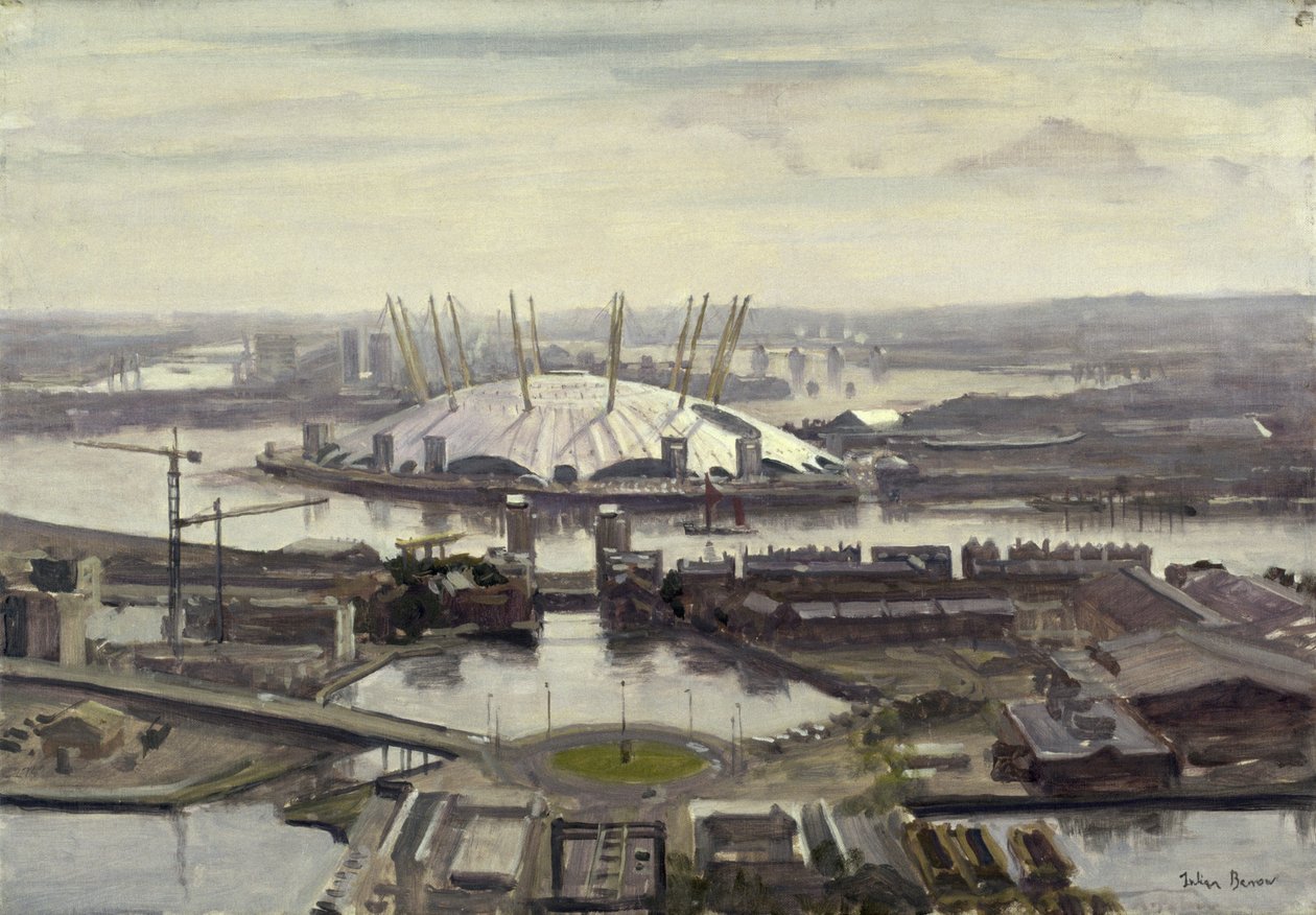O Millennium Dome de Canary Wharf de Julian Barrow
