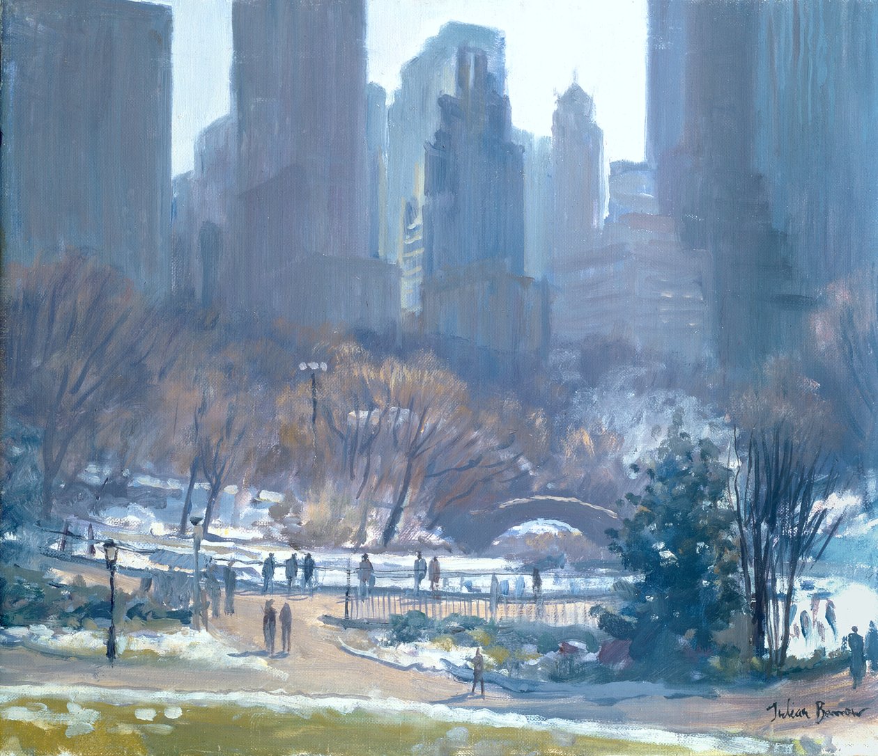 Inverno no Central Park, Nova Iorque, 1997 de Julian Barrow