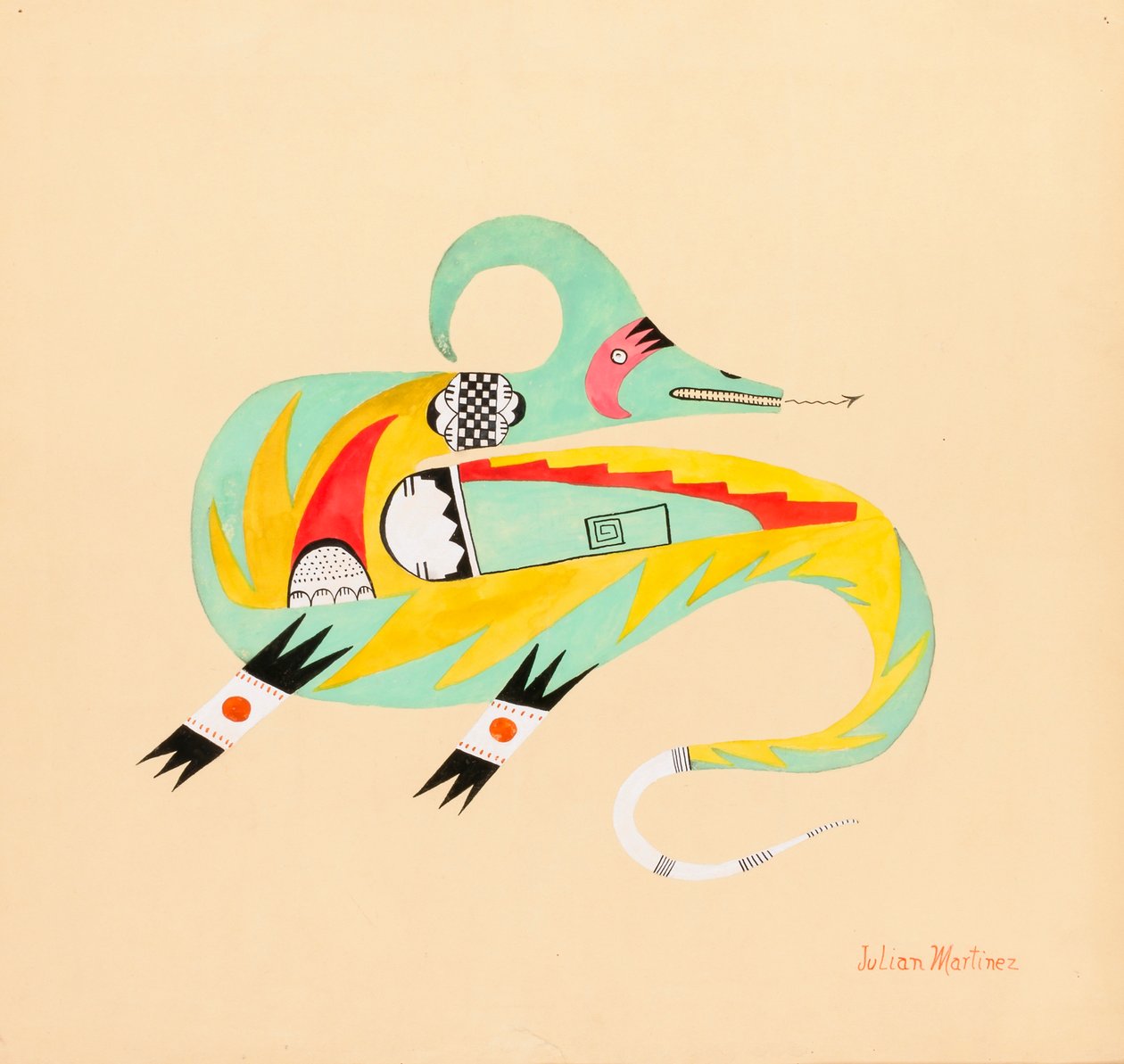 Avanyu, c. 1923. de Julian Martinez