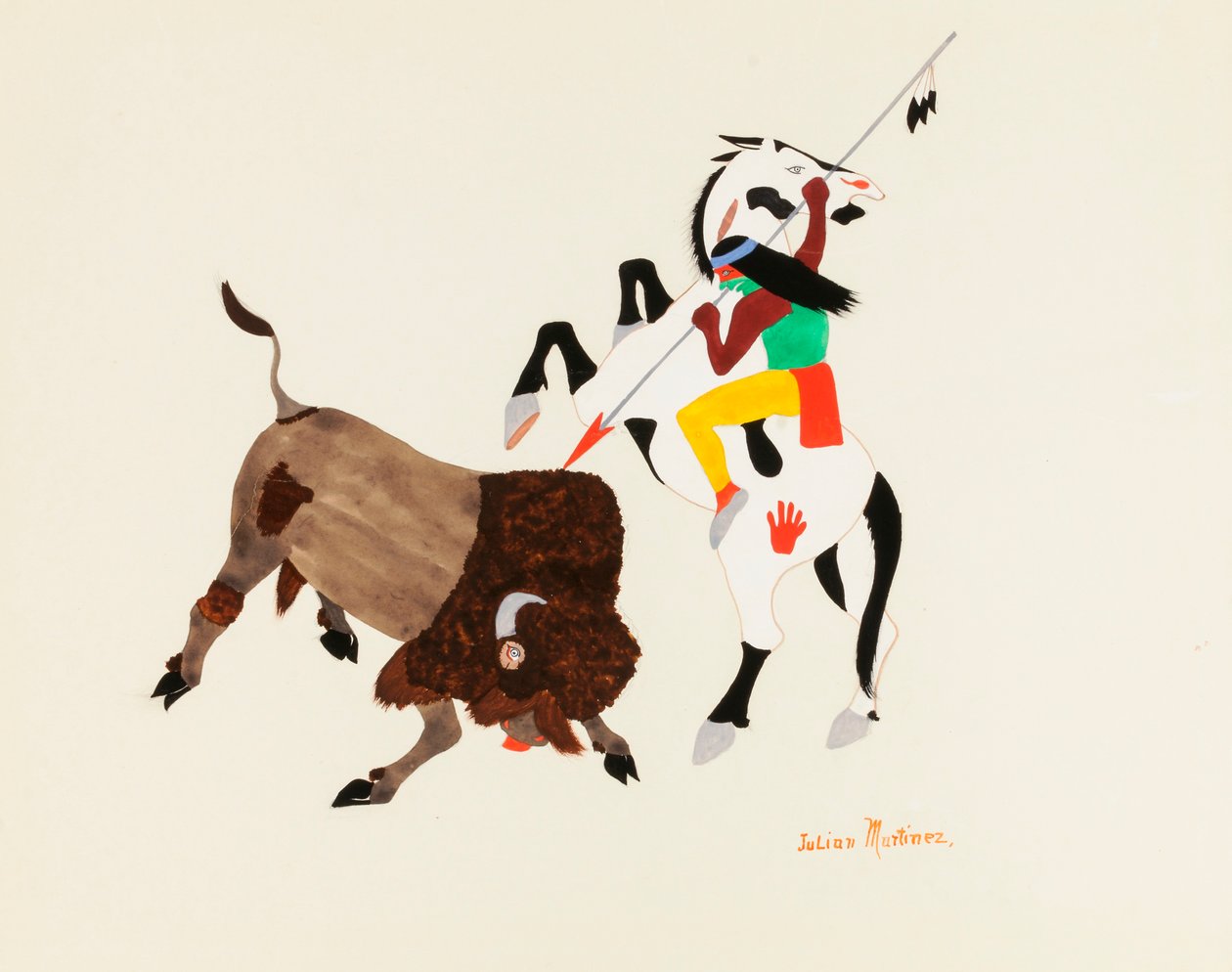 Buffalo Hunter, ca. 1920-1925. de Julian Martinez