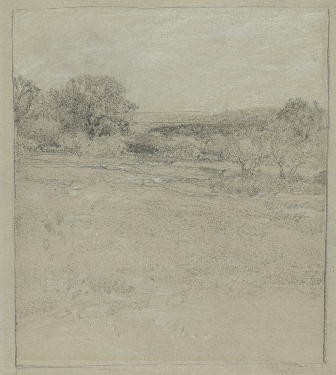 Paisagem perto de San Antonio de Julian Onderdonk