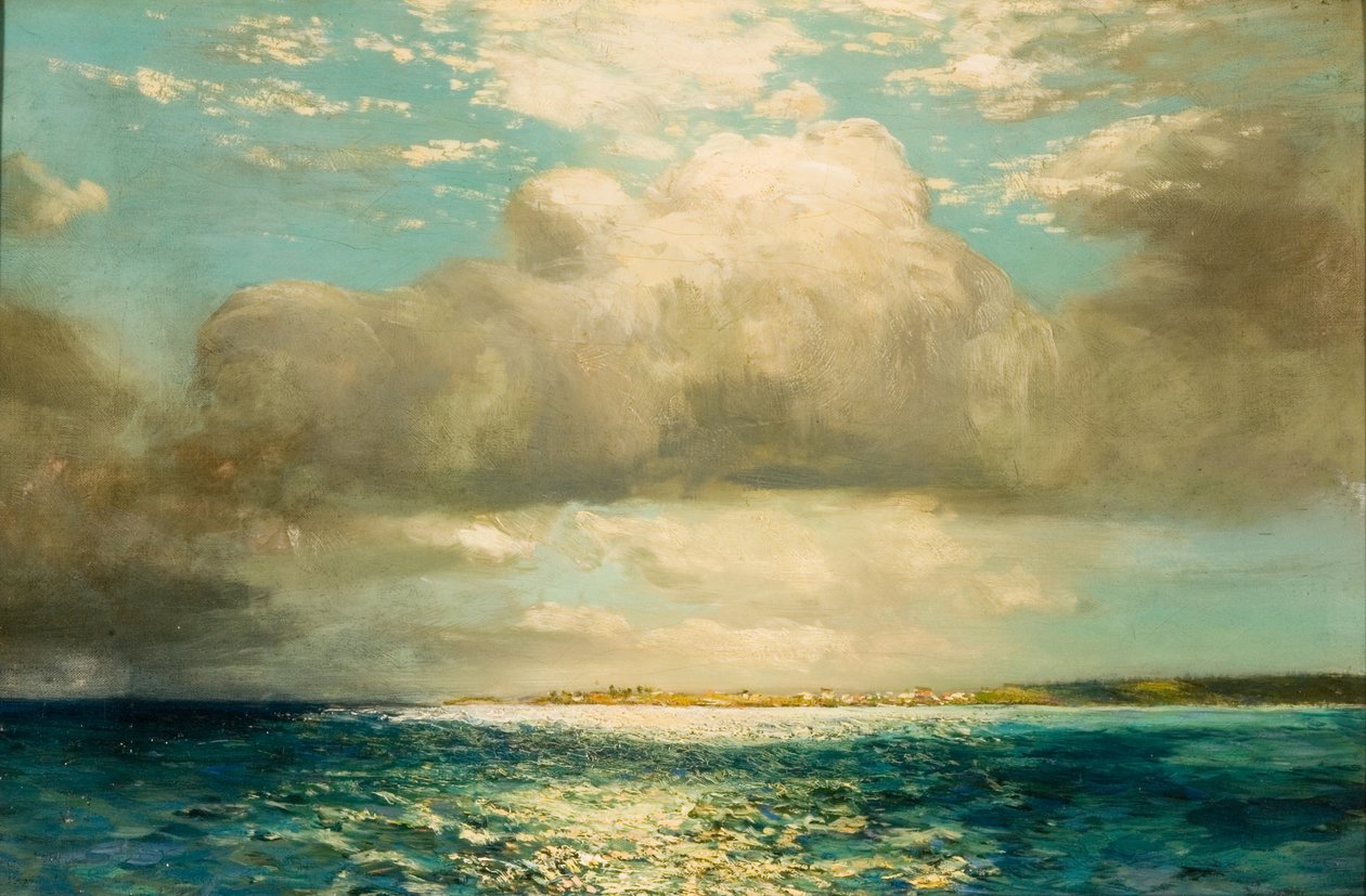 Seascape (óleo sobre tela) de Julian Rix